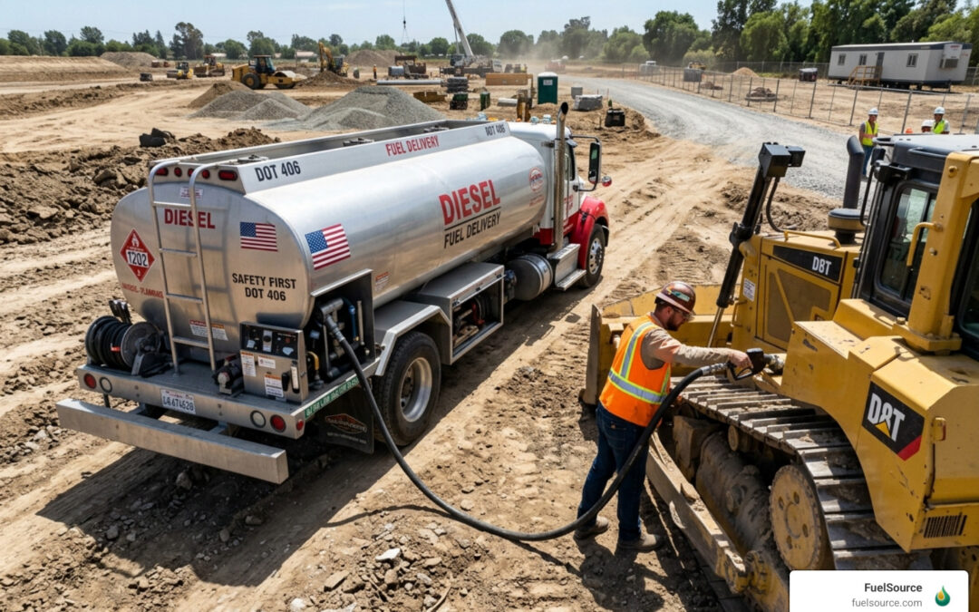 How to fuel a bulldozer without leaving the dirt