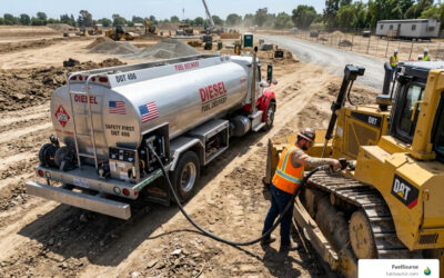 How to fuel a bulldozer without leaving the dirt