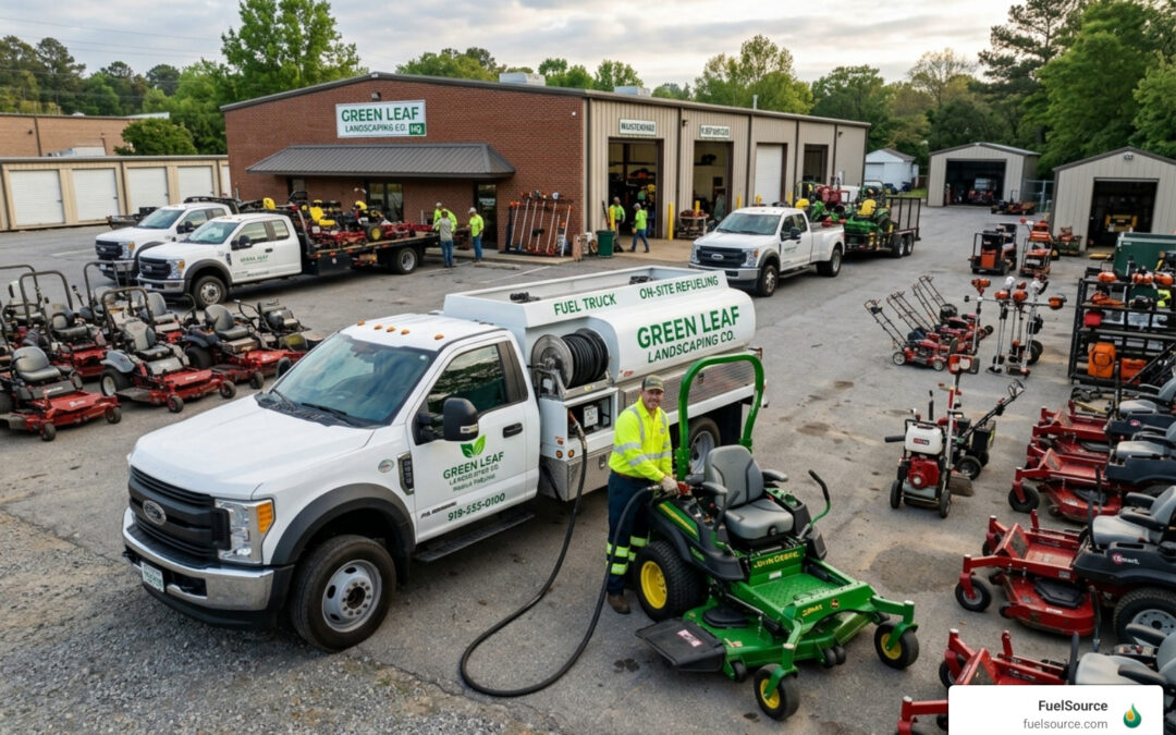 How to keep your mowers moving with on-site fuel